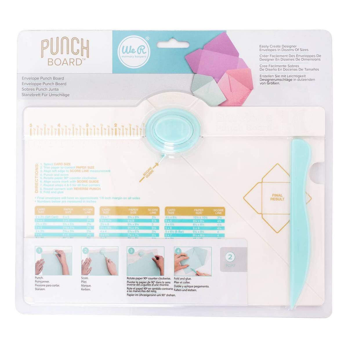 Envelope Punch Board Paper Bows 