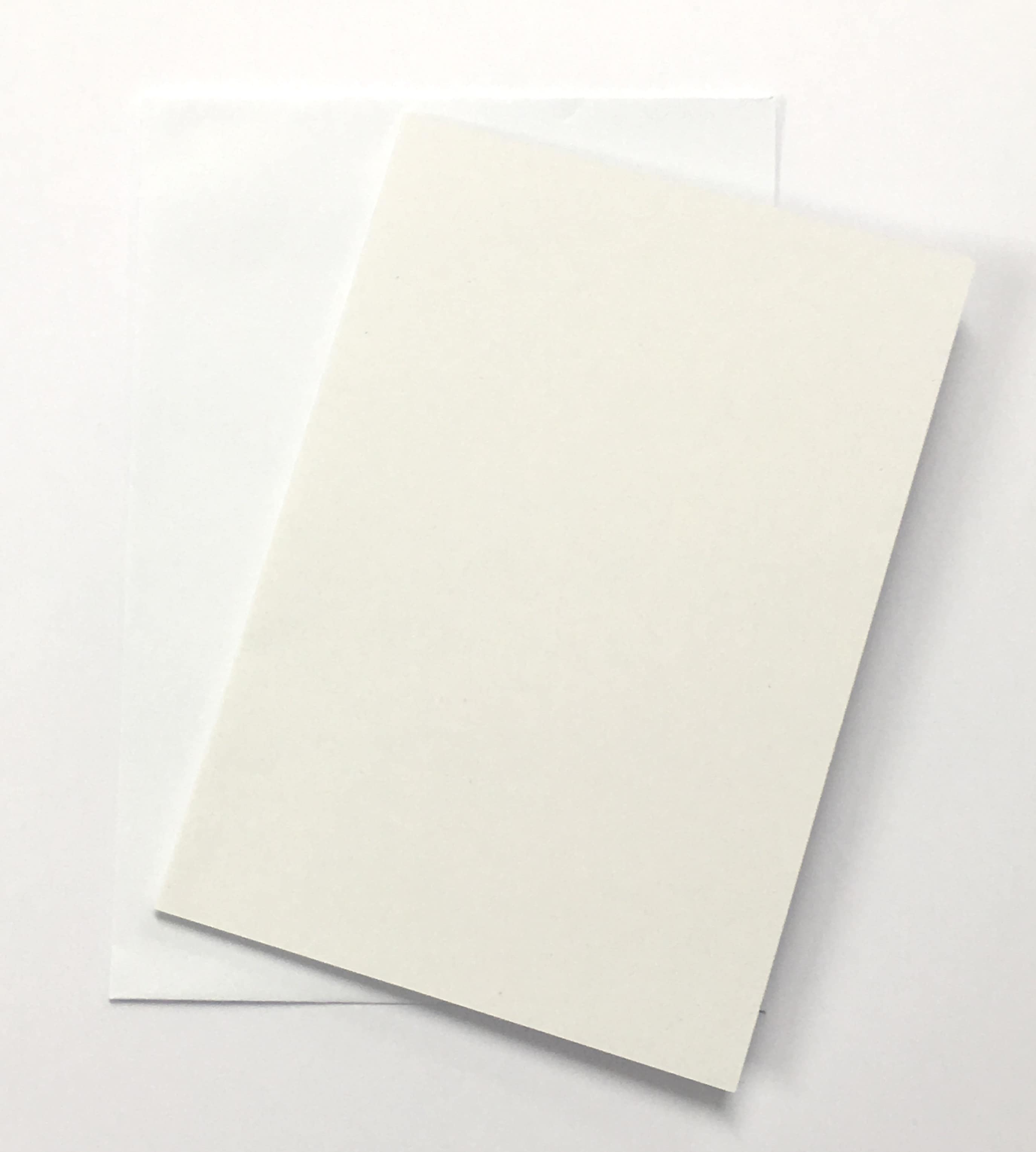 A6 White Card and Envelope