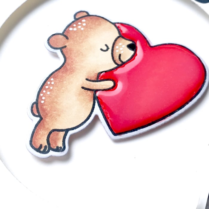 Beary Big Heart Clear Stamp Set
