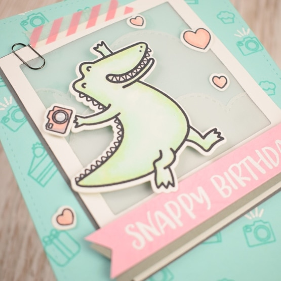Happy Snappy Crocs Clear Stamp Set