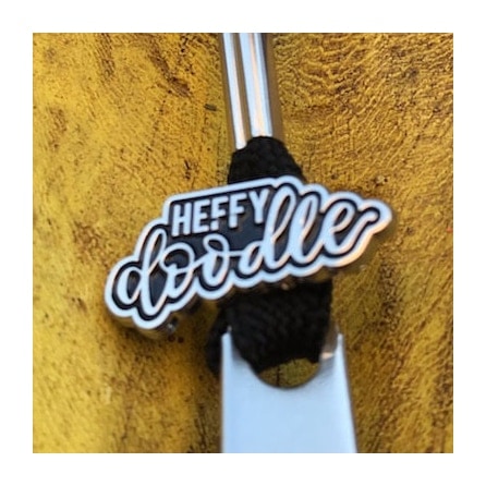 Heffy Doodle Logo Enamel Pin