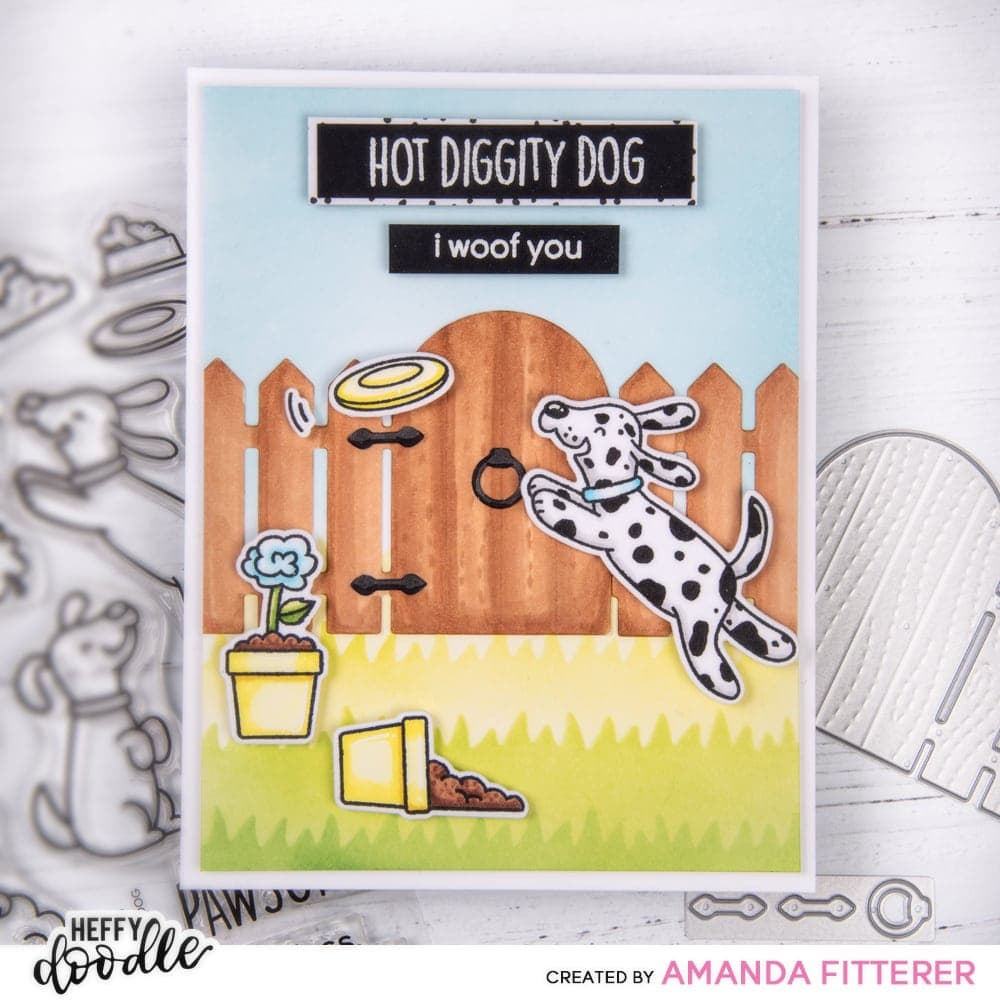 Hot Diggity Dog Stamps
