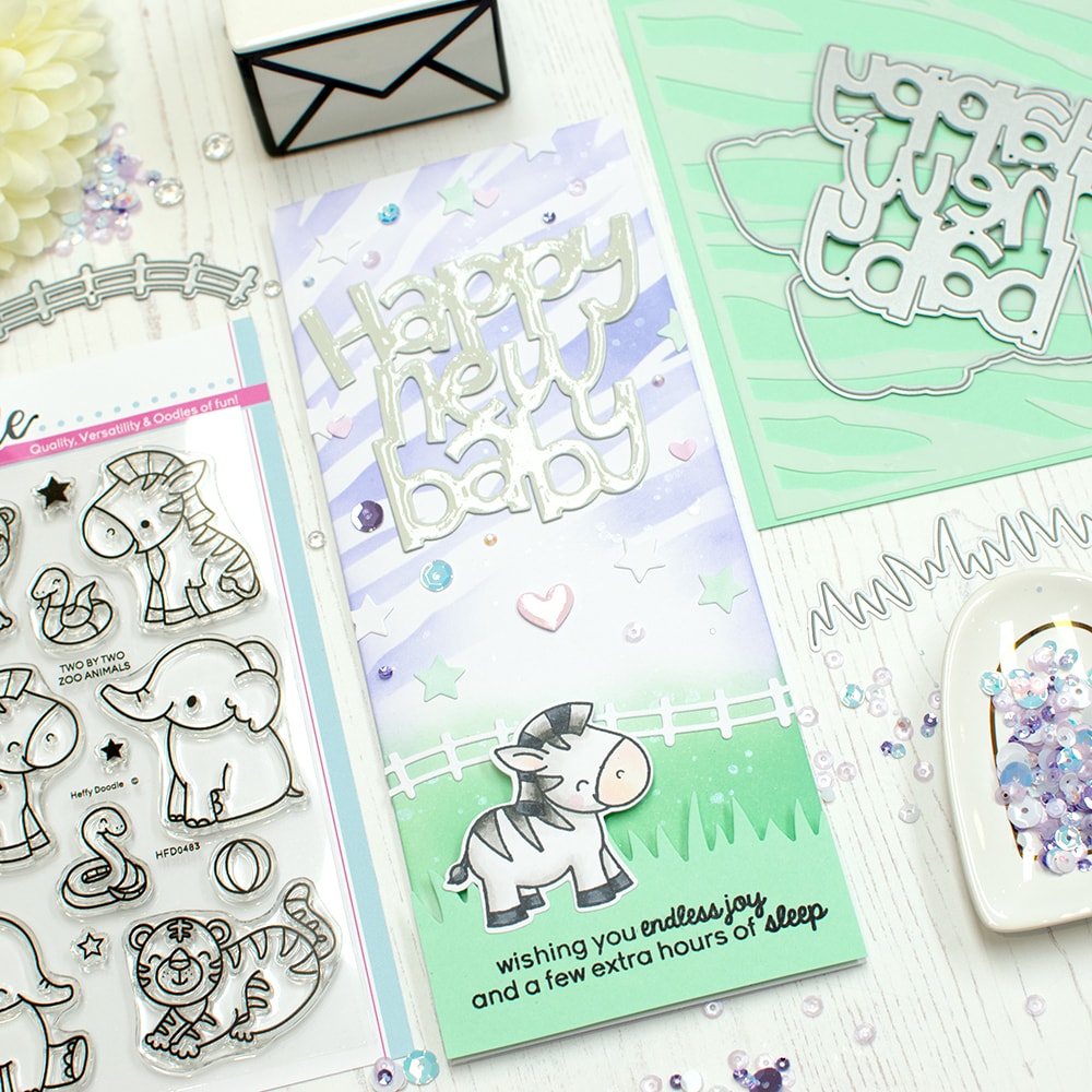 New Arrival Sentiment Stamps