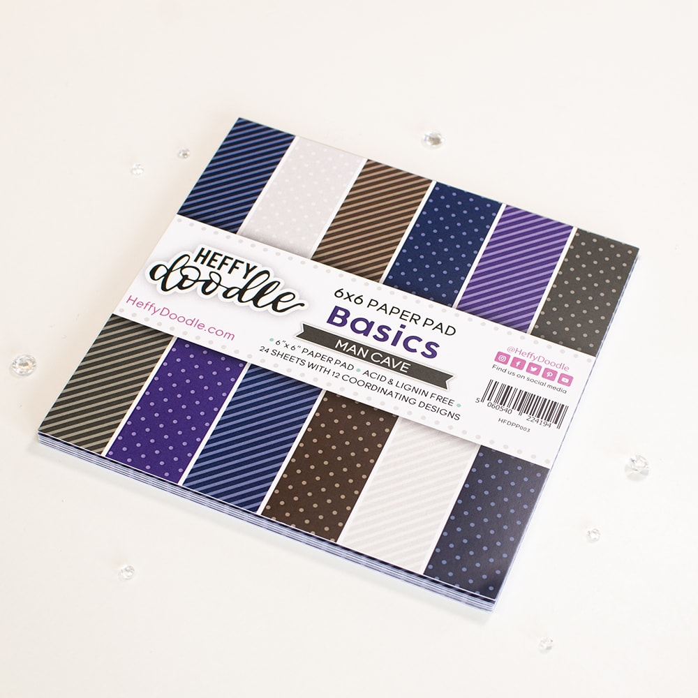 Patterned Paper Pad - 6"x6" - Man Cave