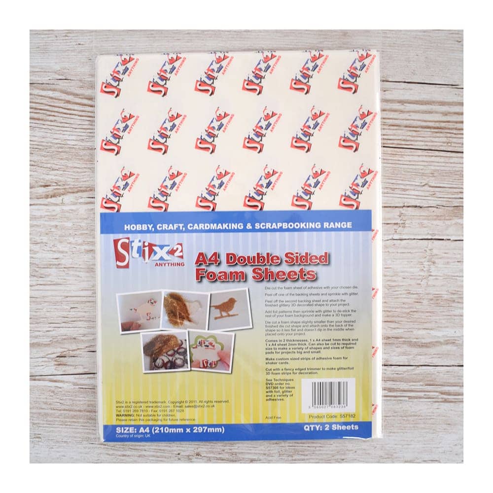 A4 Double Sided Foam Sheets (2 sheets)