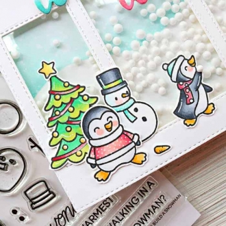 Wanna Build A Snowman Clear Stamp Set
