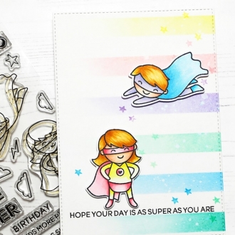 Superdudes Clear Stamps - Retiring