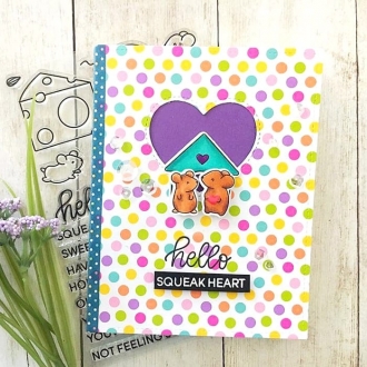 Hello Squeakheart Clear Stamp Set