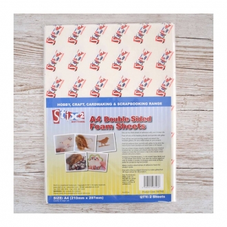 A4 Double Sided Foam Sheets (2 sheets)