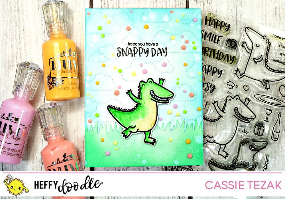 Have a Snappy Day! Watercolors & Nuvo Drops – Heffy Doodle