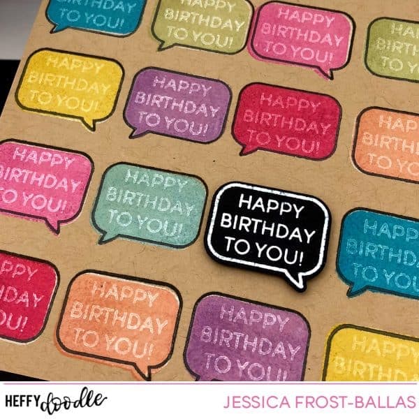 Happy Birthday by Jessica Frost-Ballas for Heffy Doodle
