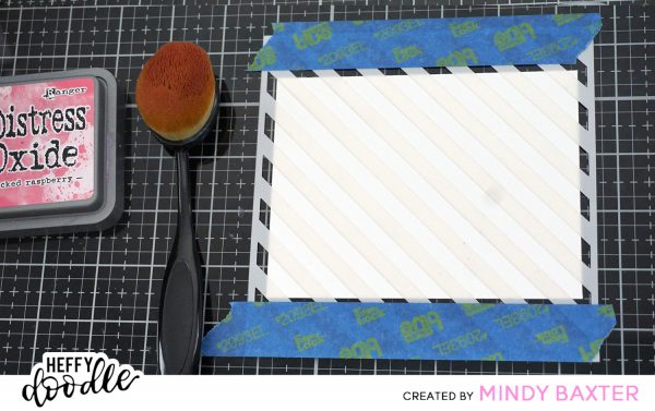 Creating Plaid with a Striped Stencil + Copic Coloring with Mindy Baxter 