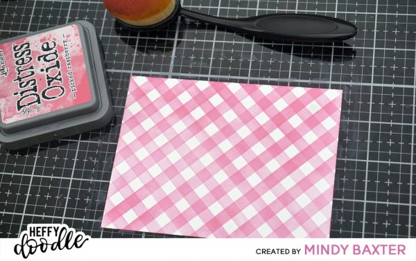 Creating Plaid with a Striped Stencil + Copic Coloring with Mindy Baxter 