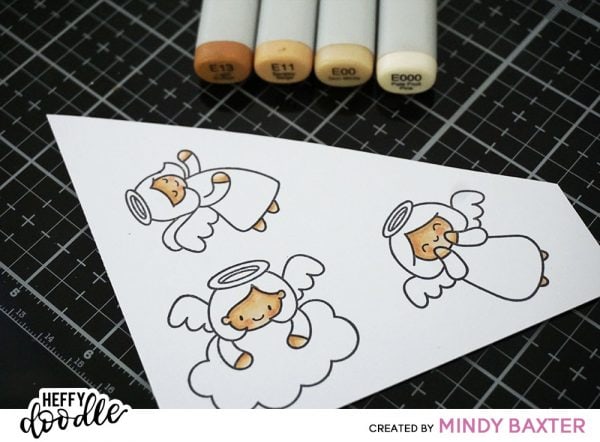 Step By Step Copic Coloring with Mindy Baxter - Coloring an Angel