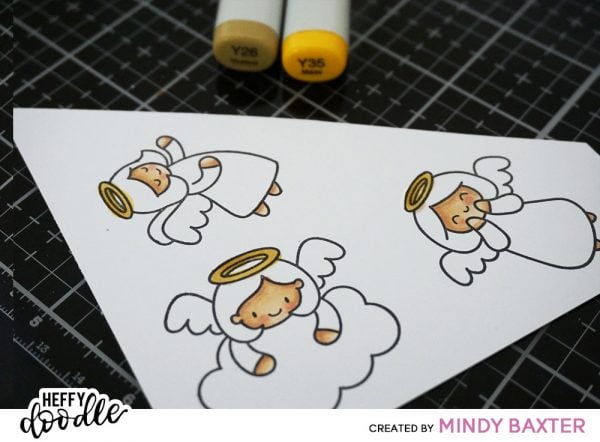 Step By Step Copic Coloring with Mindy Baxter - Coloring an Angel