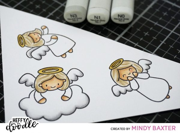 Step By Step Copic Coloring with Mindy Baxter - Coloring an Angel