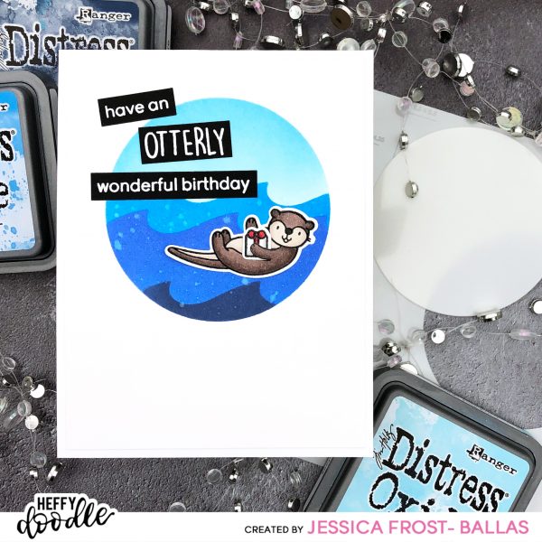 Otterly Wonderful Birthday by Jessica Frost-Ballas for Heffy Doodle