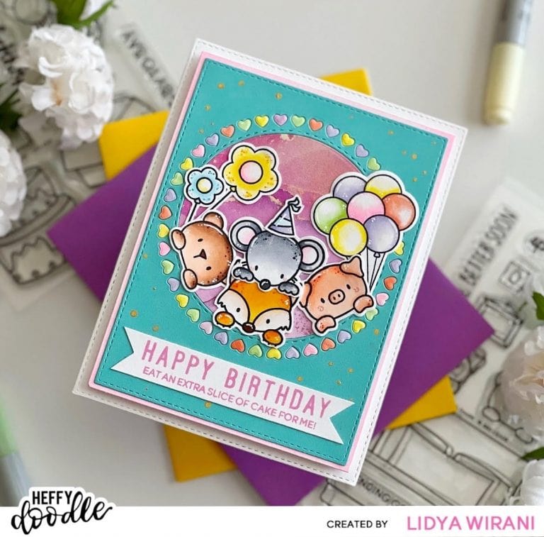 Cute Birthday Card – Heffy Doodle