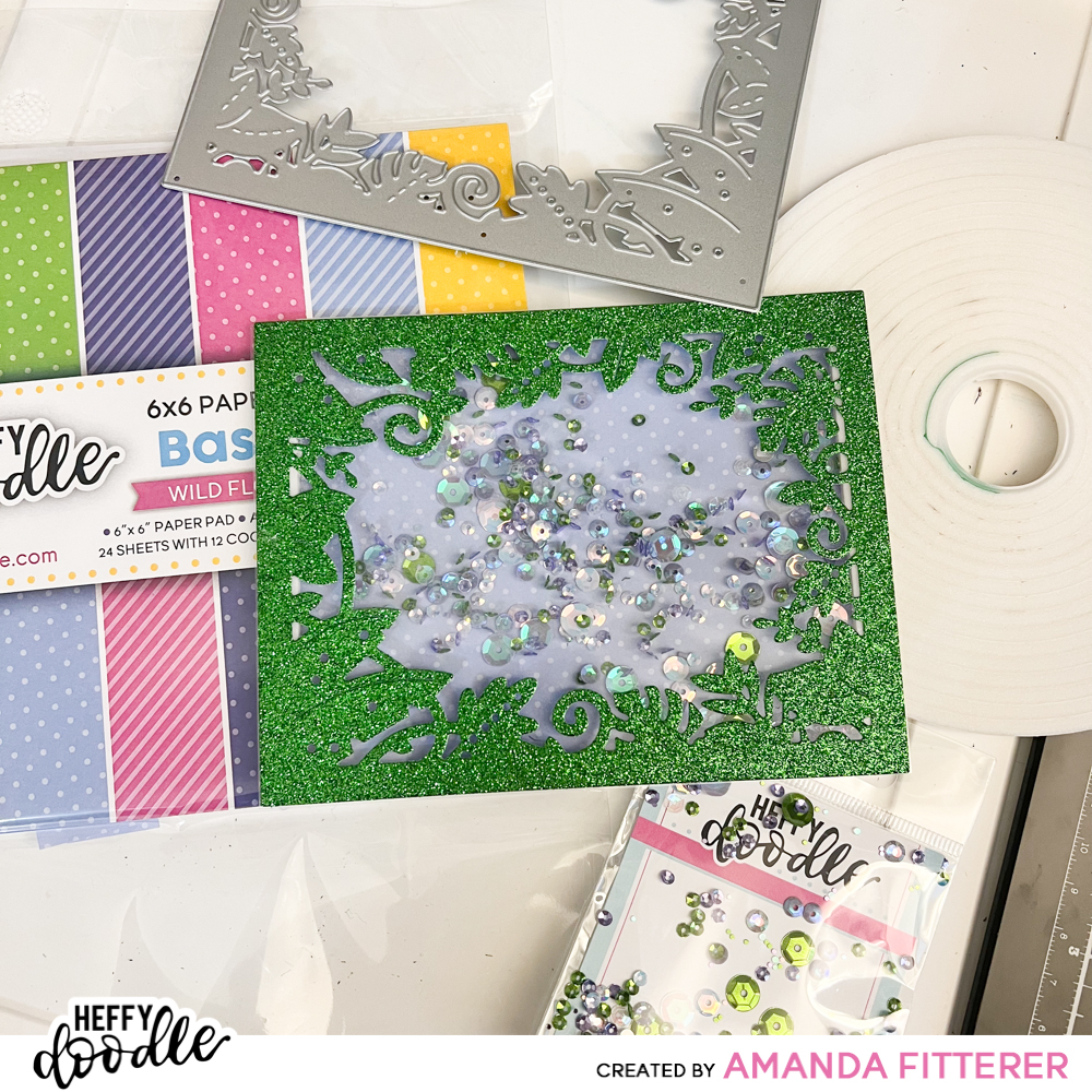 sparkle cardstock - pixie dust