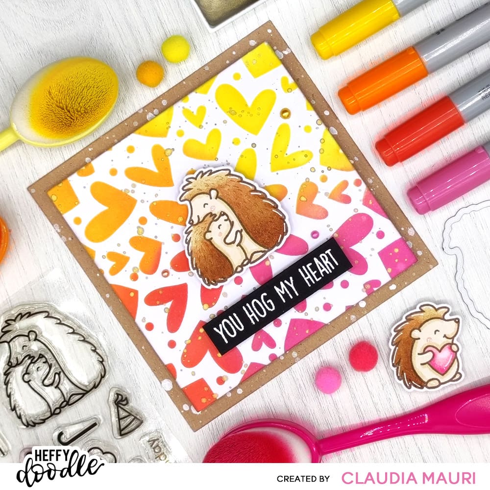 You Make My Heart Saur Valentine Card – Heffy Doodle