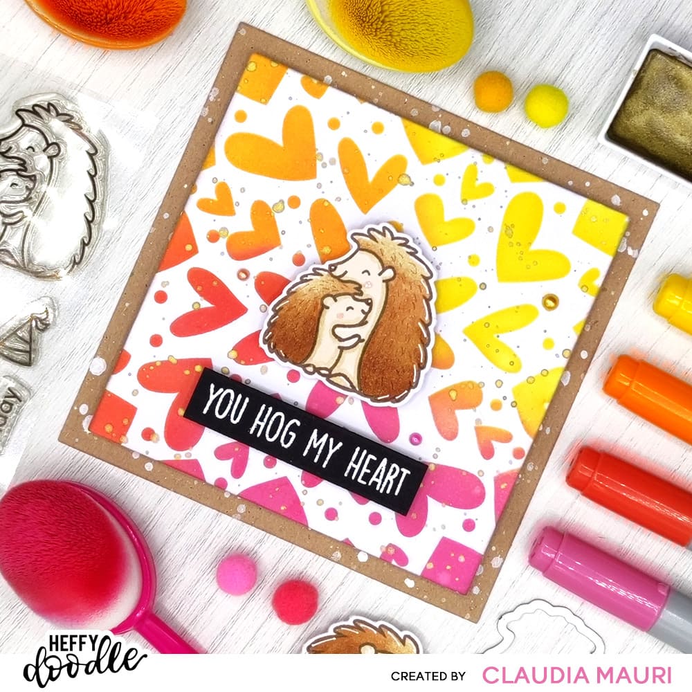 You Make My Heart Saur Valentine Card – Heffy Doodle