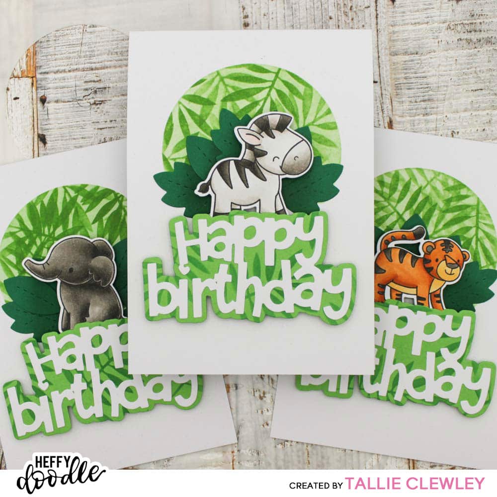 vintage safari birthday cards